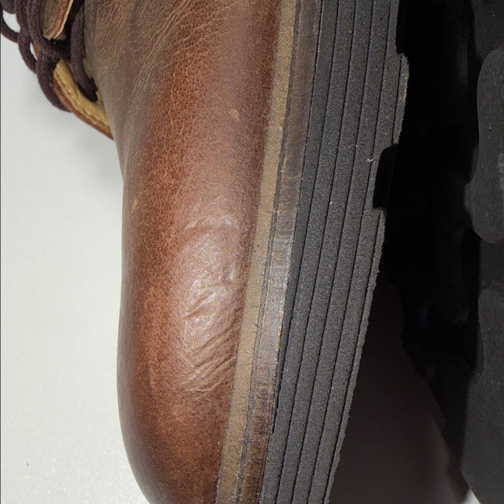 Martin Dingman Like New Men’s Brown Leather Derby Shoes Style 300380 Sz 9 1/2M - Picture 9 of 10